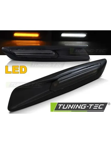 Répétiteurs latéraux à LED noirs fumés pour BMW E60 E90 E92 E82