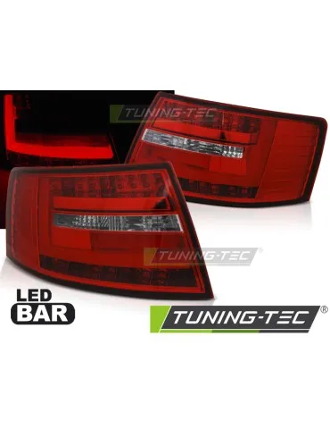Feux arrière à LED rouges pour AUDI A6 C6 Berline 04.04-08 6-PIN