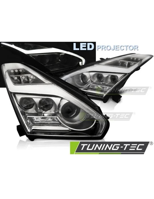 Bloc optique à LED chromé pour Nissan Gt-r (2008 - 2013)