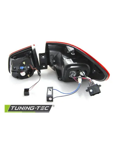 Feux arrière à LED fumés rouges pour VW TIGUAN 07-07.11