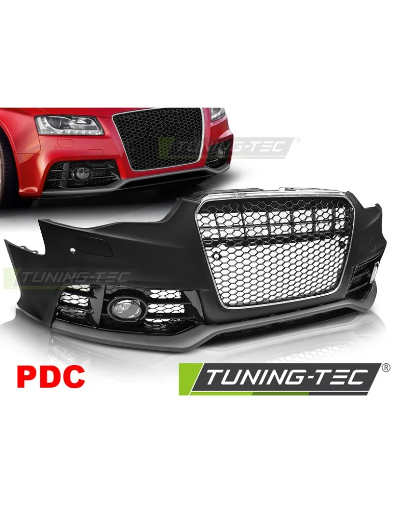 Pare-chocs avant noir chromé pour AUDI A5 11-16