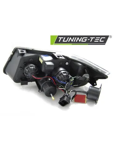 Phares à LED noirs pour BMW E90/E91 05-08