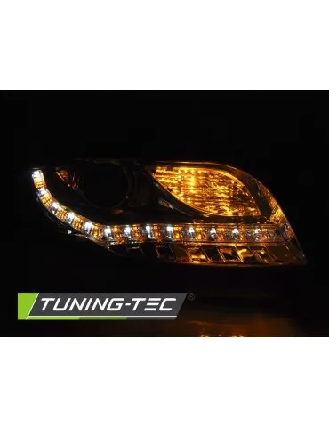 Phares à LED chromés pour AUDI A4 B7 11.04-03.08