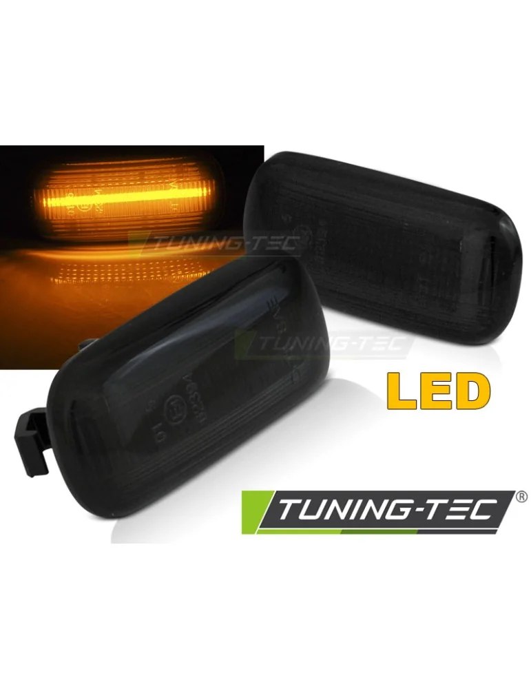 Répétiteurs latéraux à LED fumés pour AUDI A4 B6 B7 A3