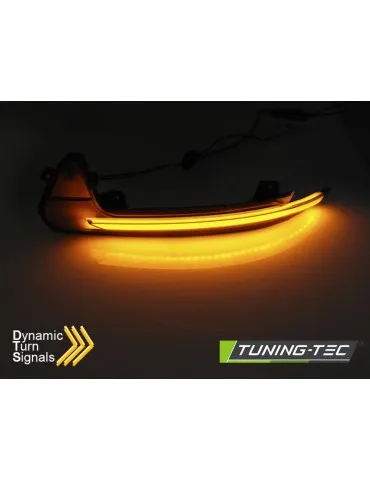 Répétiteurs latéraux à LED fumés pour AUDI A6 C7 11-18