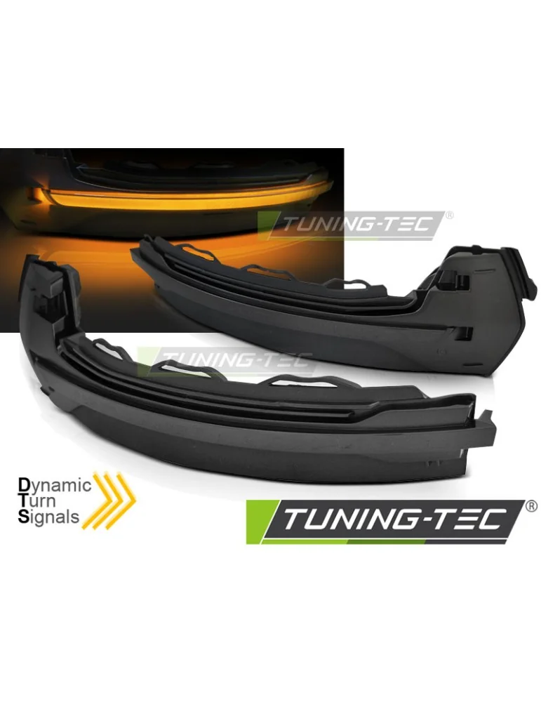 Répétiteurs latéraux à LED fumés pour AUDI A3 8V 12-16