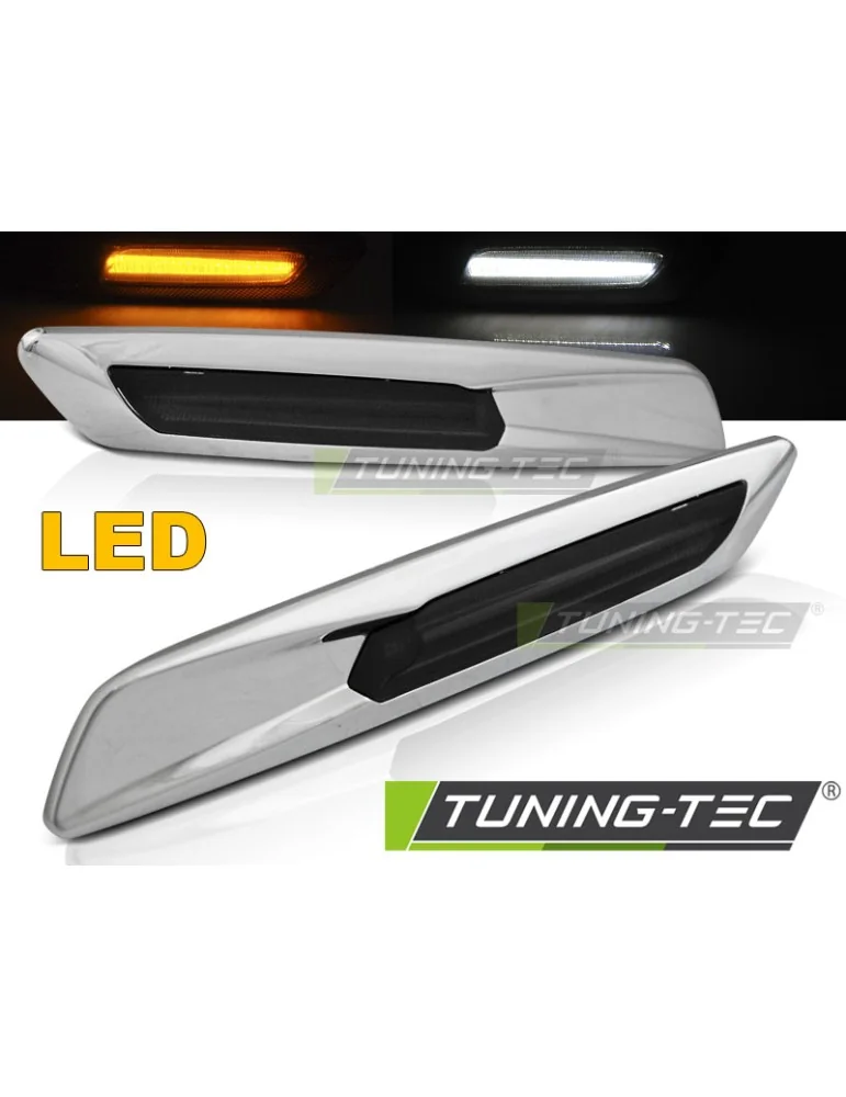 Répétiteurs latéraux à LED fumés pour BMW E60 E90 E92 E82