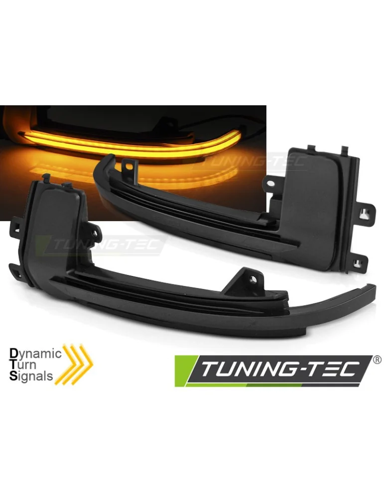 Répétiteurs latéraux à LED fumés pour AUDI A3 10-12 A4 10-15 A5 10-16