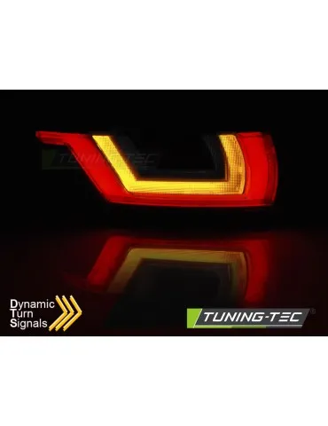 Feux arrière à LED noirs fumés rouges pour LAND ROVER RANGE ROVER EVOQUE 11-18