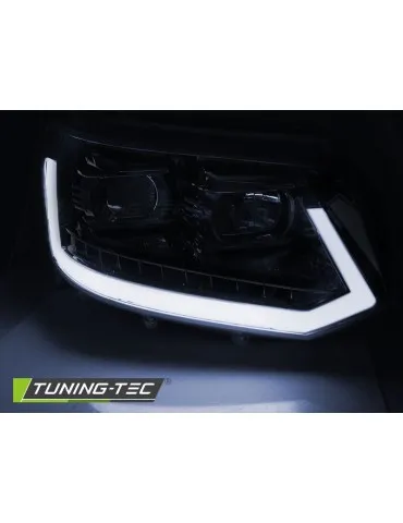 Phares noirs pour VW T5 2010-2015