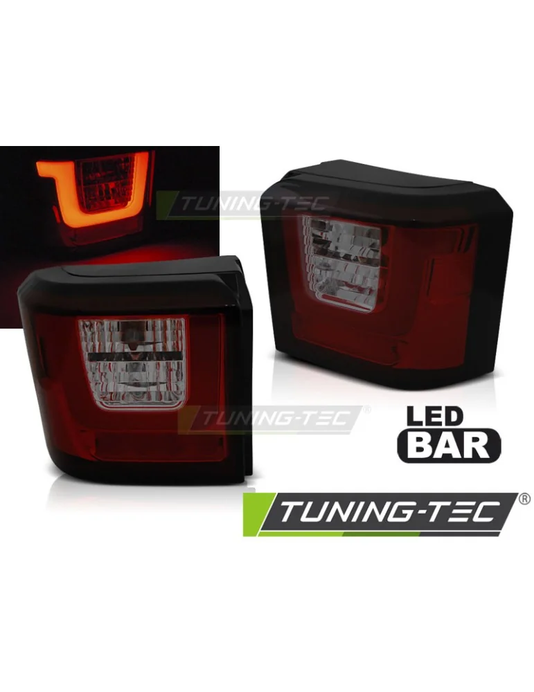 Feux arrière à LED fumés rouges pour VW T4 90-03.03