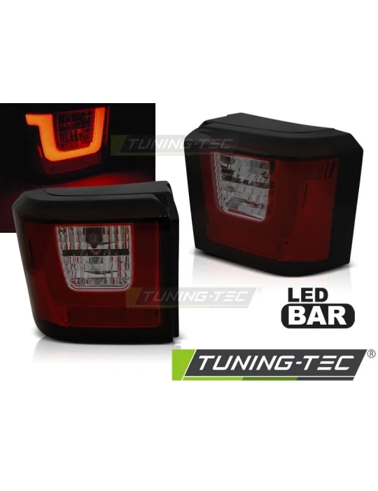 Feux arrière à LED fumés rouges pour VW T4 (1990 - 2003)