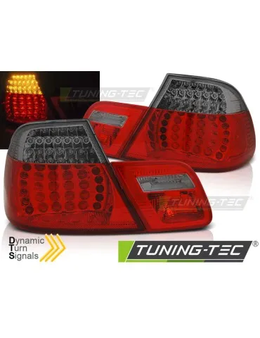 Feux arrière à LED fumés rouges pour BMW E46 04.99-03.03 Coupé