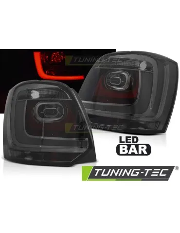 Feux arrière à LED fumés pour VW POLO 09-14