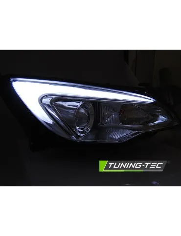 Phares chromés pour OPEL ASTRA J 10-15