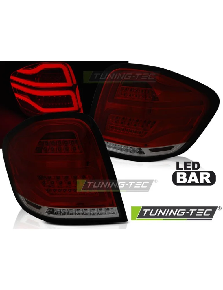 Feux arrière à LED fumés rouges pour MERCEDES M-KLASA W164 05-08