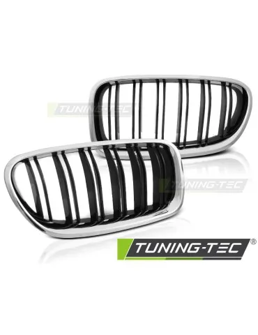 Calandre noire chromée pour BMW F10 F11 10-16
