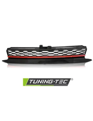 Calandre noire rouge pour VW GOLF 7 17