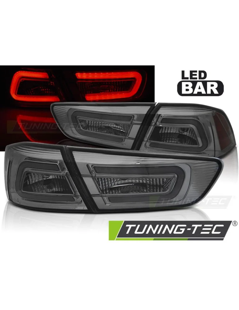 Feux arrière à LED fumés pour MITSUBISHI LANCER 8 Berline 08-11