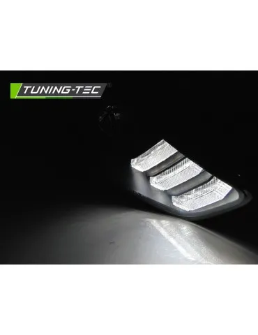 Phares à LED noirs pour FORD FOCUS MK3 15-18 INDICAOR