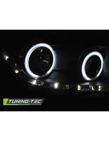 Phares à LED noirs pour FORD FOCUS II 02.08-10