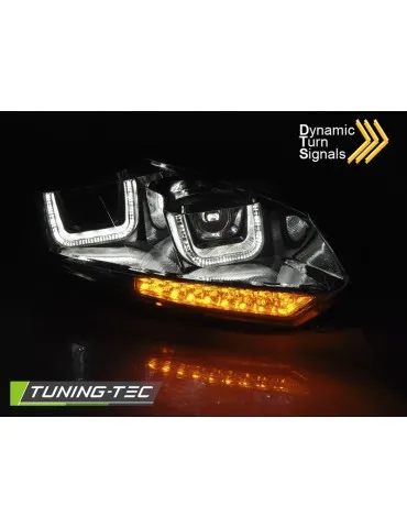 Phares à LED chromés pour VW GOLF 6 08-12