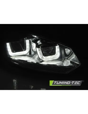 Phares à LED chromés pour VW GOLF 6 08-12