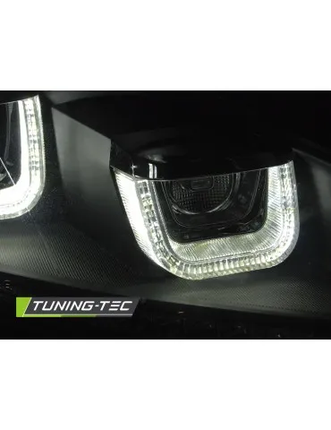 Phares à LED noirs pour VW GOLF 6 08-12