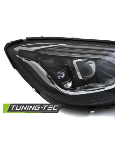 Phares à LED noirs pour MERCEDES W222 13-17