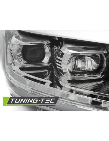 Phares chromés pour VW T5 2010-2015