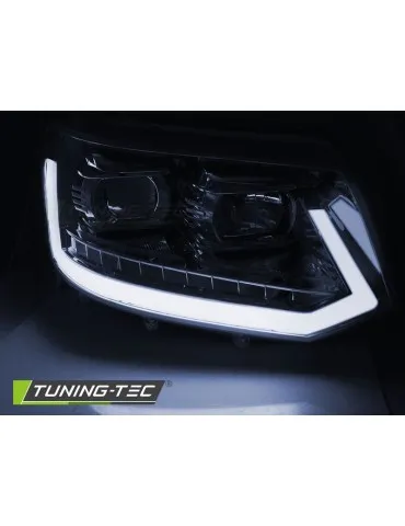 Phares chromés pour VW T5 2010-2015