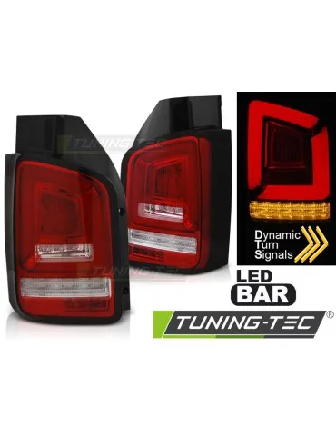 Feux arrière à LED rouges pour VW T5 10-15