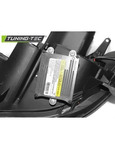 Phares au xénon noirs pour MAZDA 3 03-09 4 portes