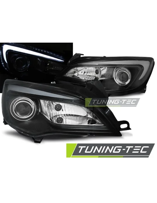 Phares noirs pour Opel Astra J (2010 - 2015)