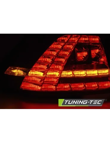 Feux arrière à LED noirs fumés pour VW GOLF 7 13-17