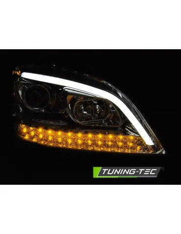 Phares à LED chromés pour MERCEDES W164 ML M-KLASA 05-07