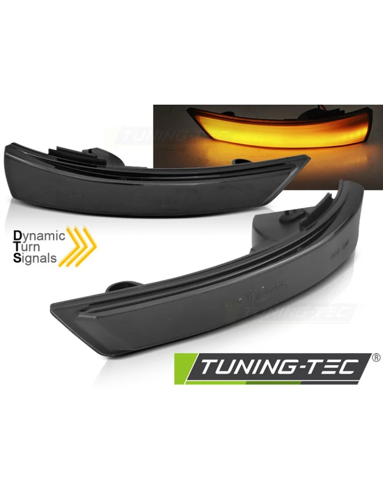 Répétiteurs latéraux à LED fumés pour FORD FOCUS 08-18 MONDEO 10-14