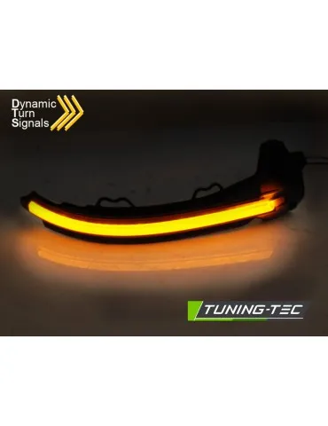Répétiteurs latéraux à LED fumés pour AUDI A4 16-18 A5 17-18