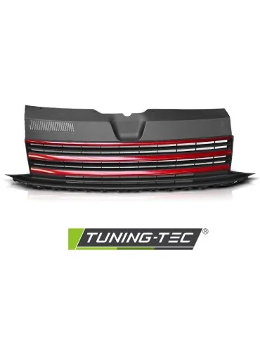 Calandre noire rouge pour VW T6 15-19