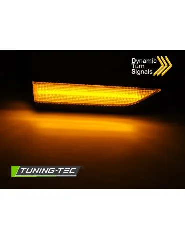 Répétiteurs latéraux noirs blancs pour VW CADDY 15