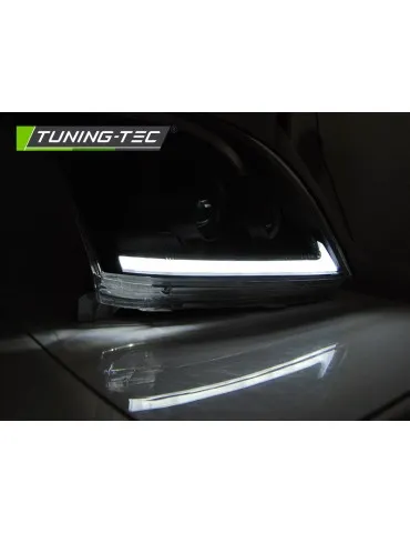 Phares à LED noirs pour TOYOTA LAND CRUISER 120 03-09