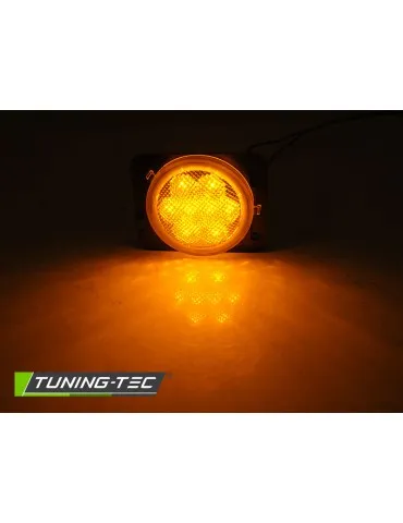 Répétiteurs latéraux à LED chromés pour CHRYSLER JEEP WRANGLER JK 07-18