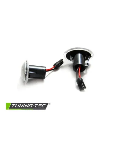 Répétiteurs latéraux à LED blancs pour FIAT 500 07- FORD KA 08- LANCIA YPSILON 04