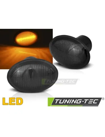 Répétiteurs latéraux à LED fumés pour FIAT 500 07- FORD KA 08- LANCIA YPSILON 04