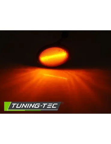 Répétiteurs latéraux à LED fumés pour FIAT 500 07- FORD KA 08- LANCIA YPSILON 04