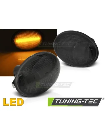 Répétiteurs latéraux à LED fumés pour MINI COOPER R56 R57 R58 R59 06-14