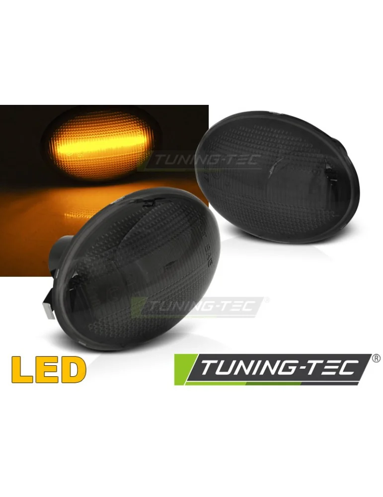 Répétiteurs latéraux à LED fumés pour MINI COOPER R56 R57 R58 R59 06-14
