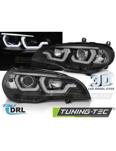Phares noirs pour BMW X5 E70 07-13