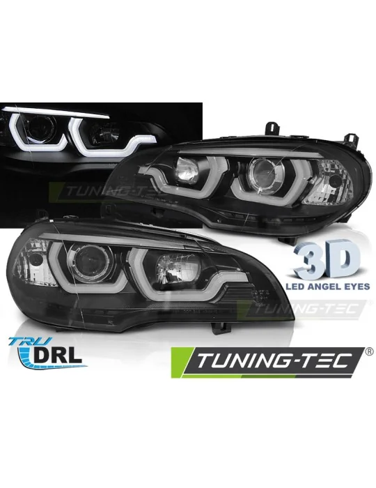 Phares noirs pour BMW X5 E70 (2007 - 2013)