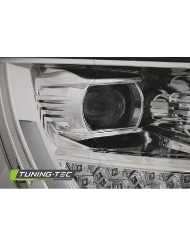 Phares à LED chromés pour VW T6 15-19